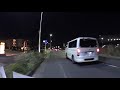 【自転車車載・夜】越谷市増森付近～国道4号東埼玉道路～レイクタウン～レイクタウン南交差点 2019 03 31 　※夜なので手ぶれ補正が効かず