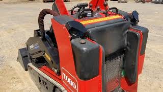 2018 Toro Dingo XT1000 Narrow Track Ride-On Compact Tracked Skid Loader Inspection Video!