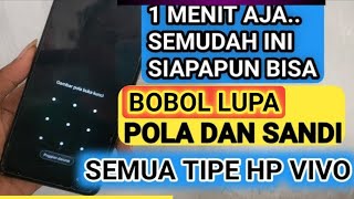 lupa pola dan sandi semua tipe hp Vivo