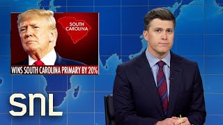 Weekend Update: Trump Wins South Carolina Primary, Biden Raises $56 Million For Campaign - SNL