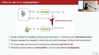 Code-based Cryptography