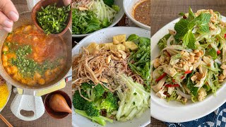 Top 4 món chay ngon | Lẩu thái chay | Bún gạo lứt trộn | Gỏi rau muống | Muối mè hạt điều