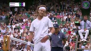 Andrey Rublev vs Alexander Bublik | Fourth Round Extended Highlights | Wimbledon 2023