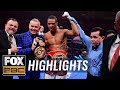 Julian Williams defeated in upset to Jeison Rosario in the 5th round TKO | HIGHLIGHTS | PBC ON FOX