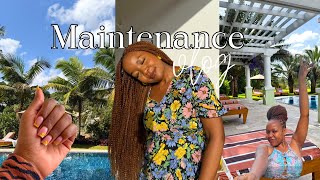 Spa Day at Hemingways Karen, Lashes, Boho Kinky Braids, Nails and Dental|Maintenance Vlog #nairobi