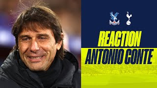 Antonio Conte reacts to win at Crystal Palace!