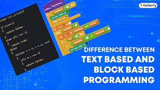 What Is The Difference Between Block Coding Vs Text-based Coding? Coding for Kids -Tinkerly
