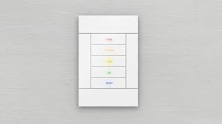 New Crestron Horizon Keypads & Dimmers Lighting Controls