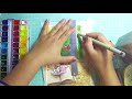 how to draw watercolor tea u0026 reading with flower afternoon step by step