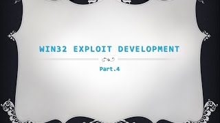 Win32 Exploit Development-04