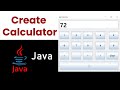 How to create a gui java calculator | java projects | java swing