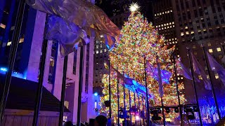 🎆 Rockefeller Center 90th Christmas Tree Lighting 🎄 Christmas 2022 🎊