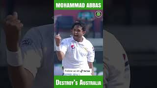 Mohammad Abbas Destroy Australian Batting Lineup | #SportsCentral #Shorts #PCB MA2L