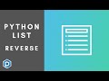 Python | Reversing a List