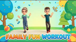 Family Fun Workout: 20 Min Get Active At Home!
