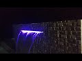 cascata led para piscina