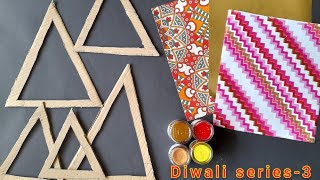 Best out of waste| Diwali decoration ideas at home| Diwali decor|wall decor| Sanmati's Art