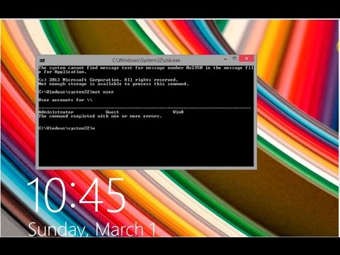 how to hack windows 8 password without any software how to hack windows 8 password without any software