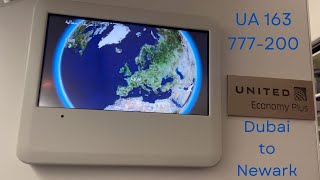 United 777-200 Economy Plus Dubai to Newark - 14 hours!