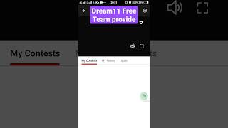 Dream11 Free Team Provide💓 #shorts #dream11prediction #shortsvideo