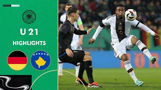 Points shared in match against Kosovo | Germany vs. Kosovo | Highlights | U 21 E