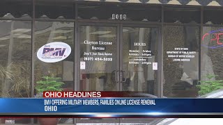 BMV offering online services for military members