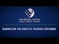 Labour Law for domestic workers explained