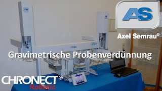 Axel Semrau CHRONOS + CTC RTC PAL + MT XPE205 Waage = gravimetric dilution application