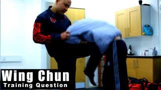 Wing Chun training - wing chun how to deal with a push Q85
