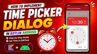 ANDROID - TIME PICKER DIALOG WITH "0" PREFIX VALUES || TUTORIAL IN KOTLIN