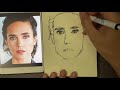 draw jennifer connelly in 10 minutes