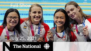 CBC News: The National | Canada’s 1st Tokyo 2020 gold, B.C. wildfires, Pandemic pets