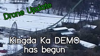 Kingda Ka demo has begun! | SFGAdv Drone Update #18 | 1-21-25