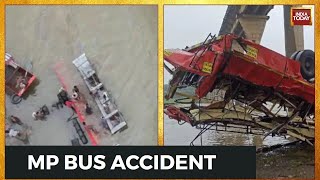 13 Killed As Maharashtra Govt Bus Enroute Pune Falls Into Narmada River | Madhya Pradesh News