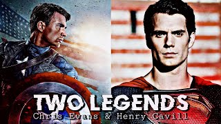 TWO LEGENDS 🔥| Chris Evans & Henry Cavill Status | Super Man & Captain America Status