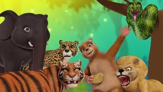 Jungle, Jungle – Animal Song | Hindi Rhymes for Children | Infobells