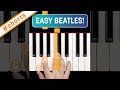 EASY Beatles song you need to learn on piano! (5-notes) #shorts