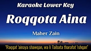 Maher Zain - Roqqota Aina Karaoke Lower Key Nada Rendah HD HQ