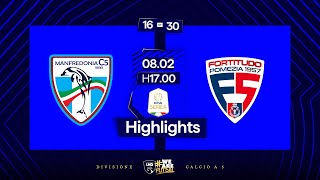 Vitulano Drugstore Manfredonia-Fortitudo Pomezia 2-5 | 16ª giornata | Serie A 2024/2025 | Highlights