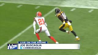 Joe Buscaglia: it's a wait and see approach with potential Antonio Brown trade