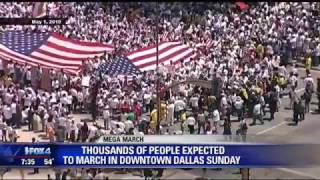 Mega March to draw thousands to Downtown Dallas