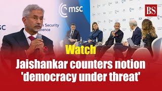 '20% more people vote today in India than some decades back': Jaishankar at MSC | Democracy | MEA