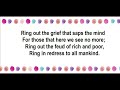 Ring out wild bells poem by alfred tennyson