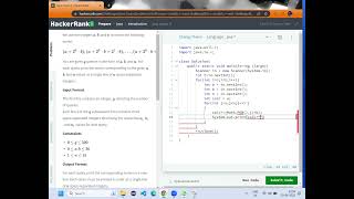 Hackerrank Java Loops II in hindi