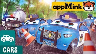#appMink police academy - build a police car - police cadet training