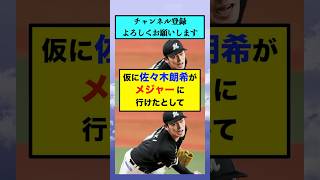 仮に佐々木朗希がメジャーに行けたとして【なんJまとめ プロ野球】