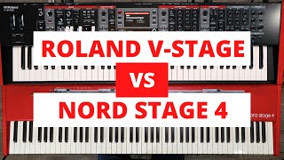 Roland V-Stage vs Nord Stage 4 - Comparison Review