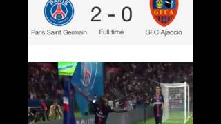 PSG VS GFC AJACCIO 2-0 Goals