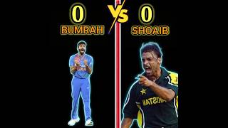 bumrah vs shoaib akhtar 😈😈😈 #comparison #shorts #cricket #viral