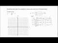 Graphing a line given its equation in slope-intercept form (fractional slope)